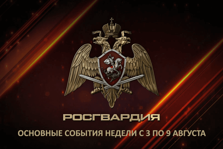Ключевые события Росгвардии: итоги недели с 3 по 9 августа (видео)